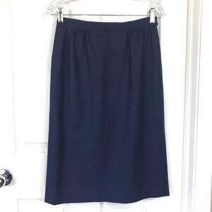 Vintage Pendleton 100% Virgin Wool Pencil Skirt 8 Made in USA